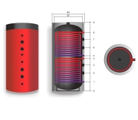 Буферная емкость S-TANK SS-duo heater